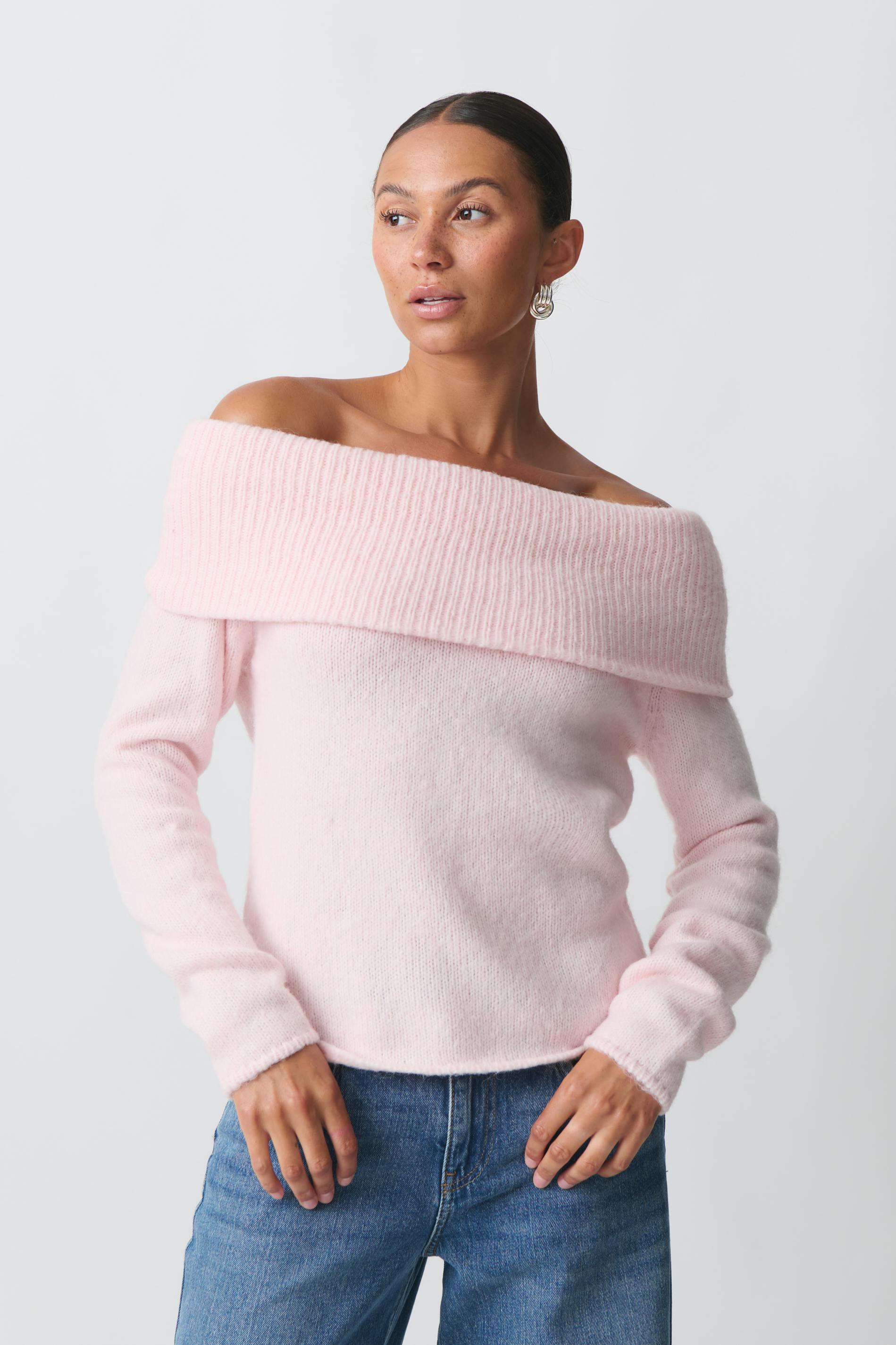 Off Shoulder Knit