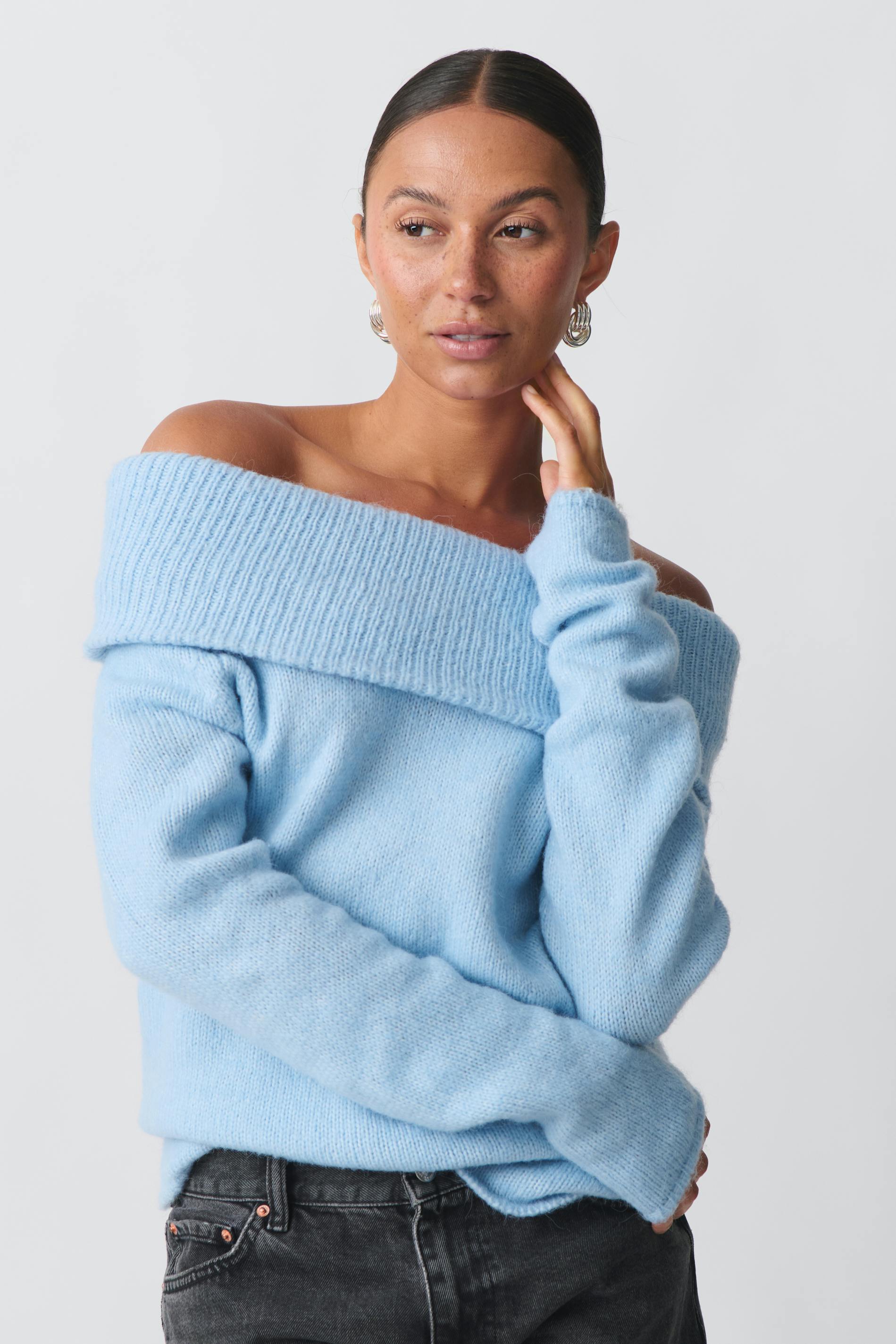 Off Shoulder Knit