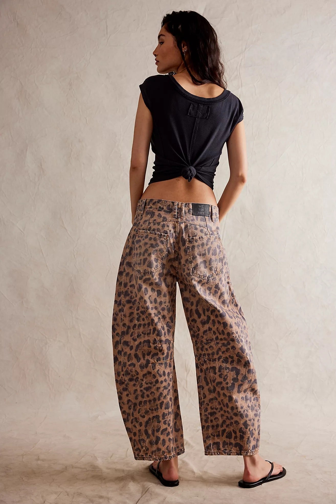 Leopard Print Jeans