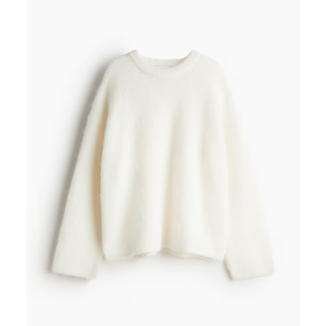 Oversized Mohair Mix Sweater